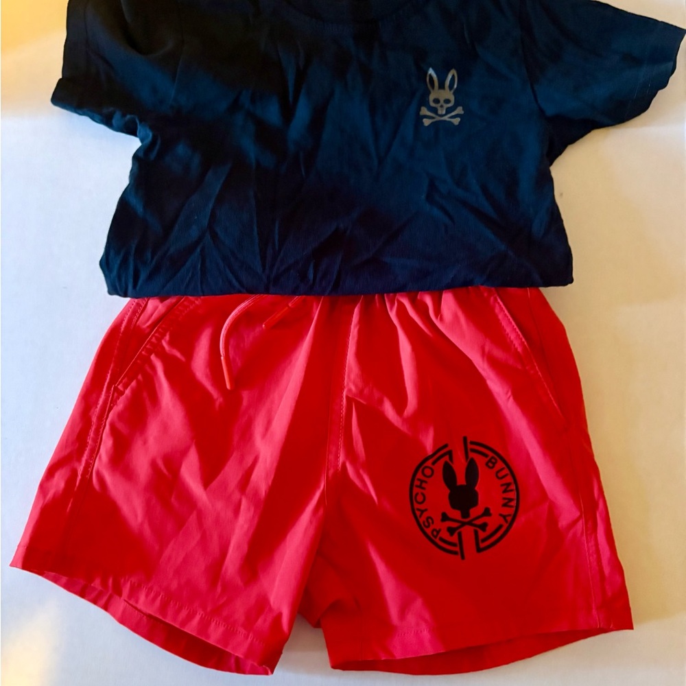 Psycho Bunny Black and Red Outfit